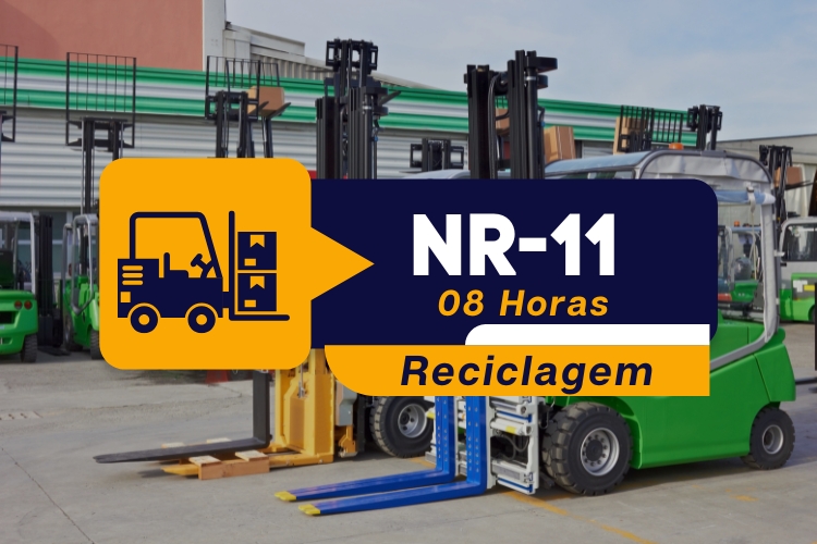 NR 11 – Operador de Empilhadeira – Teórico Reciclagem – 8 Horas